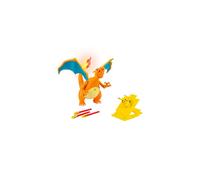 Pokèmon PKW2731 Deluxe Feature Includes 6 Interactive Charizard Plus 2-inch Pikachu Figure Launcher-Authentic Details, Pokemon-6in Style 1