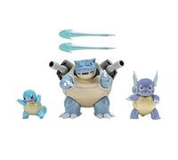 Pokemon PKW2773 Pokemon Select Evolution 3 Pack-Features 2 Squirtle, 3 Wartortle & 4.5-Inch Blastoise Battle Figures-Authentic Details