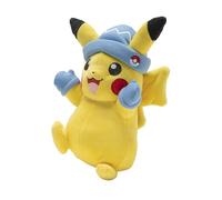 Pokèmon PKW2790 Winter Hat and Mittens-8-Inch Pikachu Plush with Unique Accessory, Multi, Multicolor