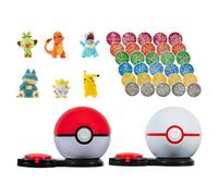 Pokémon PKW2982 Surprise Attack Multipack Playset with 6 Figures, Two Balls and 30 Attack Discs Official Play Set