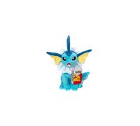 Pokémon PKW3081 Official & Premium Quality 8-inch Vaporeon Adorable, Ultra-Soft, Plush Toy, Perfect for Playing & Displaying-Gotta Catch Em All