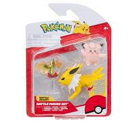 Pokémon PKW3510 Battle Figure Set - Beepi, Drap, Blitza, Official Pokémon Figure Set