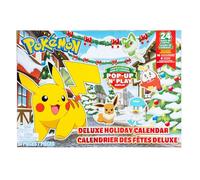 Pokémon PKW3624 Battle Figure Deluxe Advent Calendar, Official Pokémon Calendar with Light, Sound and 24 Surprises