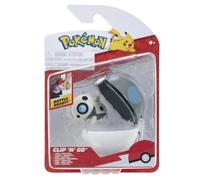 Pokémon PKW4147 - Clip and Go Pokéball - Stollunior and Heavy Ball, Official Pokéball with Movable 5 cm Figure