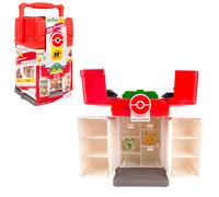 Pokémon Play ‘N’ Display Case - Multi-Level Storage Unit with Rooftop Arena and
