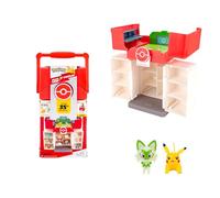 Pokémon Play ‘N’ Display Case - Multi-Level Storage Unit with Rooftop Arena and Space for 35+ 2-Inch Battle Figures