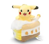 Pokemon | Plush Cake Keyring/Bag Charm Figure | Potdemiel Licensed | 15+ Years | Pikachu