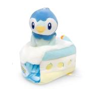 Pokemon | Plush Cake Keyring/Bag Charm Figure | Potdemiel Licensed | 15+ Years | Piplup