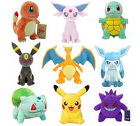 Pokemon Plush Stuff Toy Pikachu Charizard Doll Gengar Squirtle Plush Doll Espeon Glaceon Umbreon Soft Cartoon Toys Kids Gift Psyduck