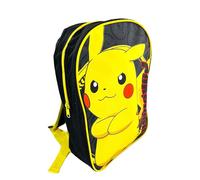 Pokémon Po Kids Black and Yellow Pikachu Print Basic Backpack, One Size