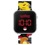 Pokémon Black LED Watch with Printed Silicone Strap POK4322