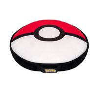 Pokémon Poke Ball Pillow Pet Bed - 30-Inch Pet Bed with Machine Washable Removable Cover and Grip Dots