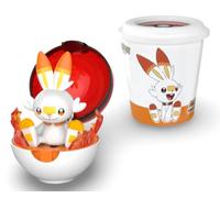 Pokemon | Pokeball Articulated Collectable Figure | 15+ Years | Box Style 3 | Scorbunny