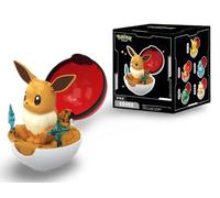 Pokemon | Pokeball Articulated Collectable Figure | 15+ Years | Box Style 4 | Eevee
