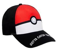 Pokemon Pokeball Baseball Cap Kids Pokemon Summer Peaked Sun Hat Adjustable Black