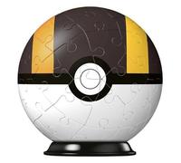 Pokemon Pokeball Black Ultraball 3D Puzzle 54 Pieces RAVENSBURGER