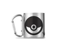 Pokemon Pokeball Stainless Steel Mug Carabiner Coffee Cup Anime Manga Gift