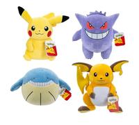 Pokemon Pokémon 30 cm Plush Wave 95257-14 - Pikachu, Gengar, Wailmar, Raichu - Official Clogged Toy for Children 2+