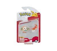 Pokémon Pokemon 5 and 8 cm Battle Figure 2-Pack Tatsugiri & Rowlet - Toy Figure for Kids 4+ - Official Product for Children