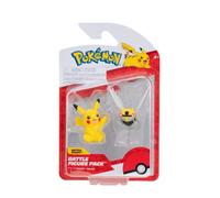 Pokémon Pokemon Battle Figure, 2-pack 5 and 8 cm Figure Toy Set Ninjask and Pika