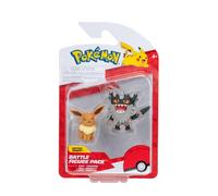 Pokémon Battle Figure Pack PKW3577 - Mauzinger & Evoli, Official Detailed 5 cm Figures
