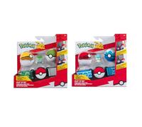 Pokemon Pokémon Clip 'N' Go Belt Set - Quaxly & Bulbasaur - Official Playset for Children 4+