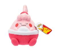 Pokémon Pokemon Plush 12 cm Sleeping Happiny - Red/Pink - Official Stuffed Toy for Children 2+ Years