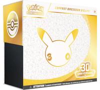 Pokémon : Pokémon TCG Elite 30th Birthday Trainer Set (1 Fully Illustrated Promo Card, 9 Booster Packs & Premium Game Accessories)