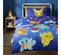 Pokémon Powerful Blue Kids Bedding Set - Double