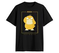 Pokemon Psyduck 54 Confused T-Shirt, Black, S