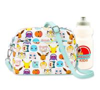 Pokemon Purse for Women - Handbag Bundle with Crossbody Bag for Teens Featuring Pikachu, Squirtle, Eevee, More Plus Water Bottle | Pokemon Purse Set