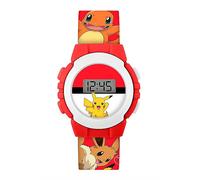 Pokemon Red Character Print Digital Watch Multicoloured