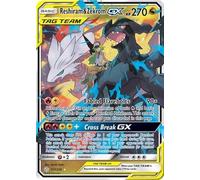 Pokemon - Reshiram & Zekrom GX - Cosmic Eclipse - Ultra Rare - Trading Card - Tag Team