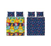 Pokemon Retro Duvet Cover Set | Size: Double Pokemon Multicolor Double