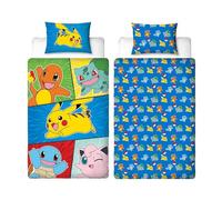 Pokemon Retro Duvet Cover Set | Size: Single Pokemon Multicolor Single