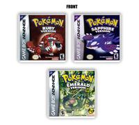 Pokemon Ruby Sapphire Emerald GBA Pokemon Collection 3 Cup coasters Gameboy GIFT