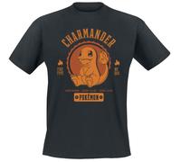 Pokémon Salamèche Man T-Shirt Short Sleeve Black Regular/Regular Fit (US IMPORT)