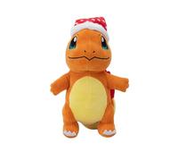 Pokémon Official & Premium Quality 8-inch Holiday Charmander Plush with Santa Hat - 8-Inch Charmander Plush with Unique Accessory
