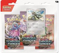 Pokemon TCG: Scarlet and Violet 5 Temporal Forces 3-Pack Display (Assortment)
