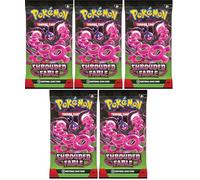 Pokemon Scarlet & Violet 5 Shrouded Fable Booster Packs - English - Original Packaging SV6.5 (10 Cards per Pack) + BB-Toy-Trades Toploader