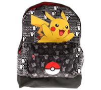 Pokemon School Bag Kids Backpack Pikachu Rucksack Front Outer Zip Pocket