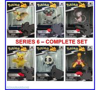 Pokemon Select 5cms Vinyl Figure Series 6 With Base & Stackable Display Case NEW