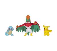 Pokémon PKW2807 - Battle Figures Set - Pikachu, Schiggy, Resladero - Official De
