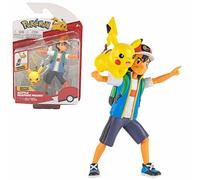 Pokemon Selection Battle Feature Figures Movable Deluxe Action Play Figure, Play Figure:Ash & Pikachu