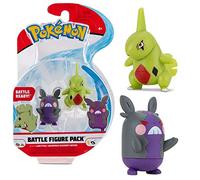 Pokemon Selection Battle Figures Action Figure | Collectible Play Figure, Play Figure:Larvitar & Morpeko