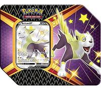Pokémon | Shining Fates: V Tin - Eldegoss V, Boltund V or Cramorant V (One at Random) | Card Game | Ages 6+ | 2 Players | 10+ Minutes Playing Time
