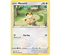 Pokemon Single Card MEOWTH 199/264 FUSION STRIKE