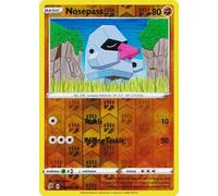 Pokemon Single Card NOSEPASS 096/192 Reverse Holo REBEL CLASH