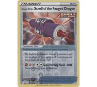 Pokemon Single Card SINGLE STRIKE SCROLL OF THE FANGED DRAGON 158/203 Reverse Holo EVOLVING SKIES