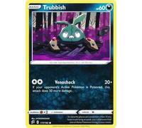 Pokemon Single Card TRUBBISH 117/192 REBEL CLASH
